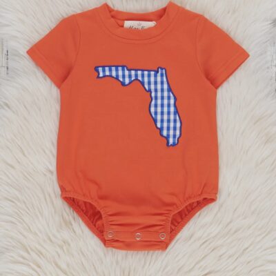 Florida Embroidered Orange Bubble