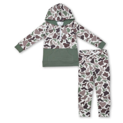 Camo Hoodie & Jogger Set
