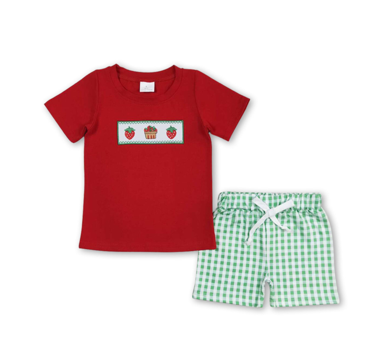 Strawberry Socked Boy Set