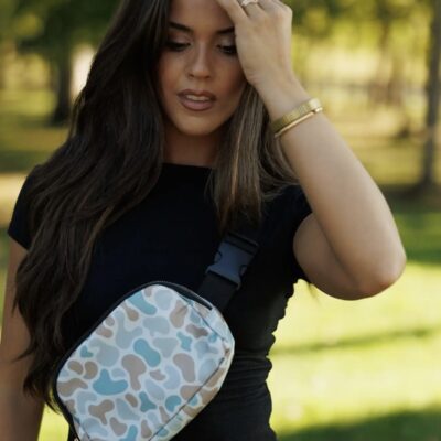 Pastel Camo Cross Body Bag