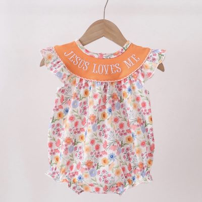 Jesus Loves Me Floral Bubble